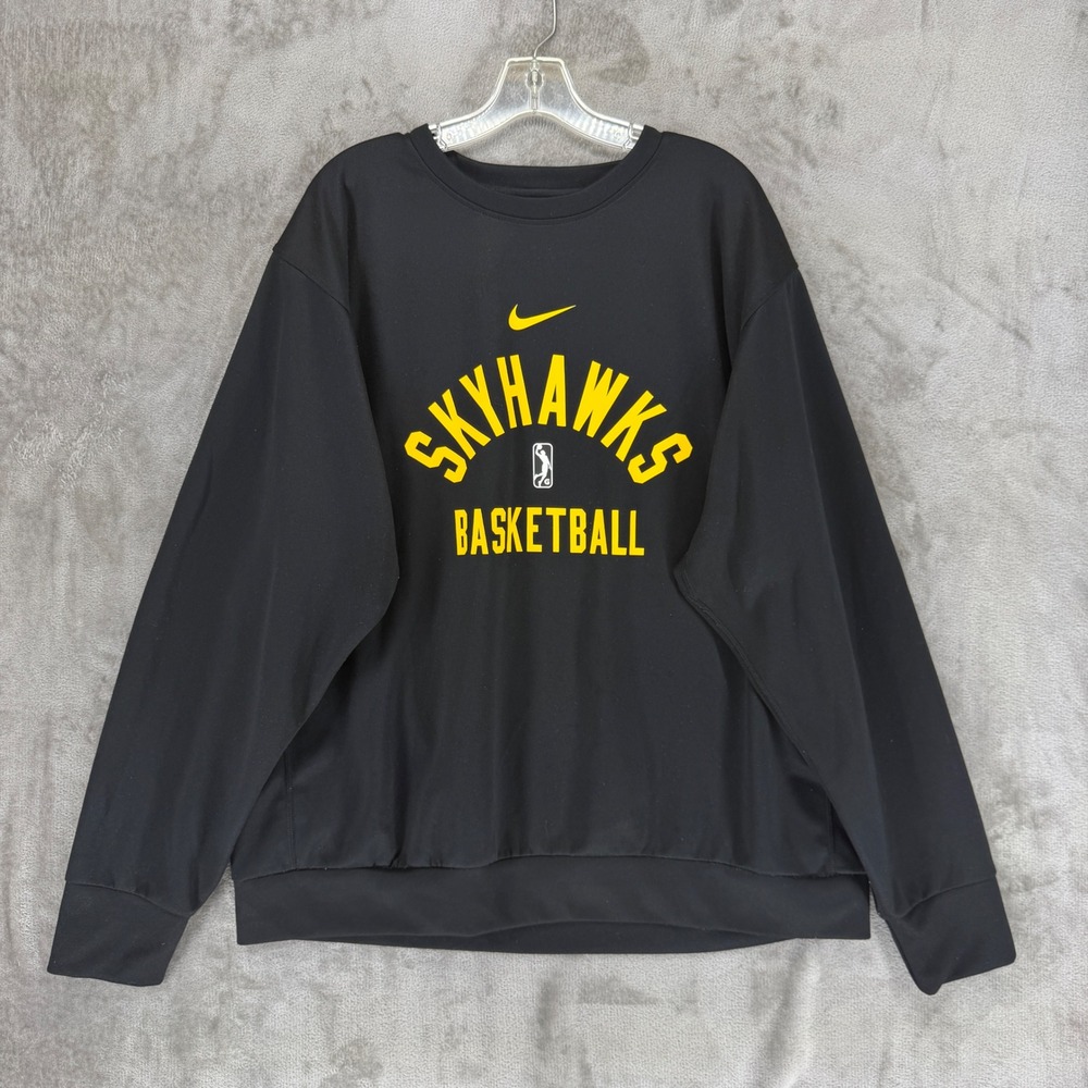 Nike NBA College Park Skyhawks Basketball Dri-FIT Sweatshirt Black XL Tall
